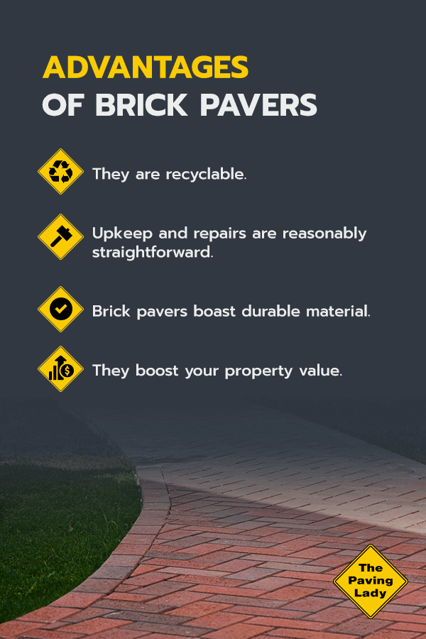 advantages of brick pavers