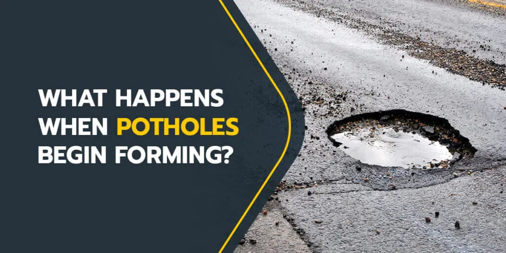 pothole in pavement